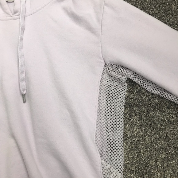 NWOT garage pastel lilac mesh hoodie - Picture 2 of 4
